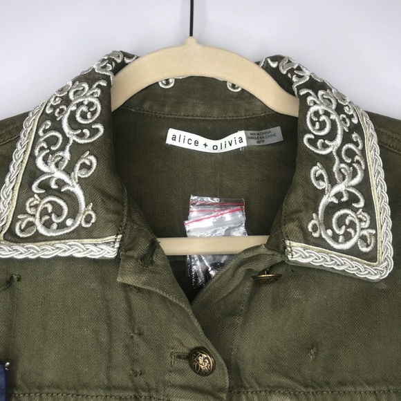 alice+olivia CHLOE Embroidered Jacket - Picture 3 of 6